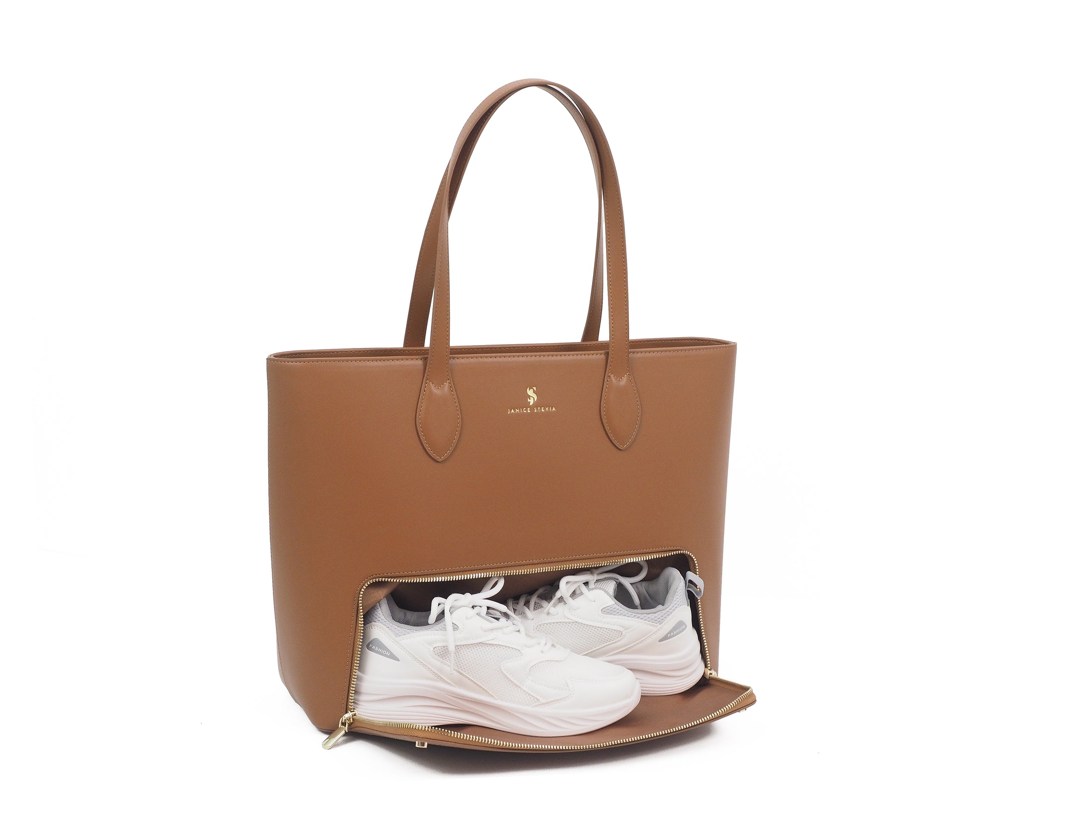 Joyce Tote bag cuir vegan recyclé 2 en 1