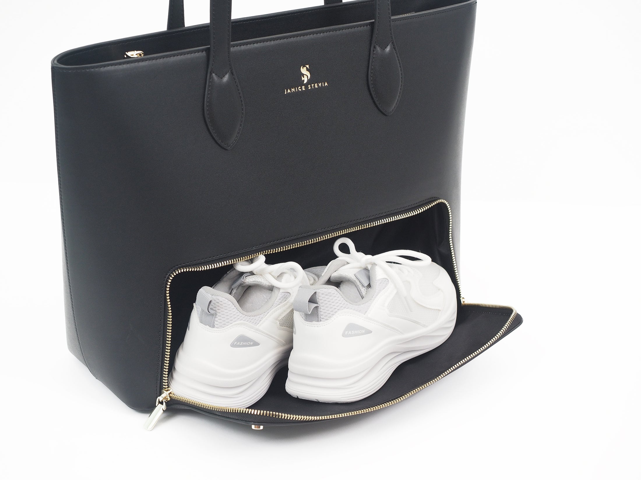Joyce Tote bag cuir vegan recyclé 2 en 1