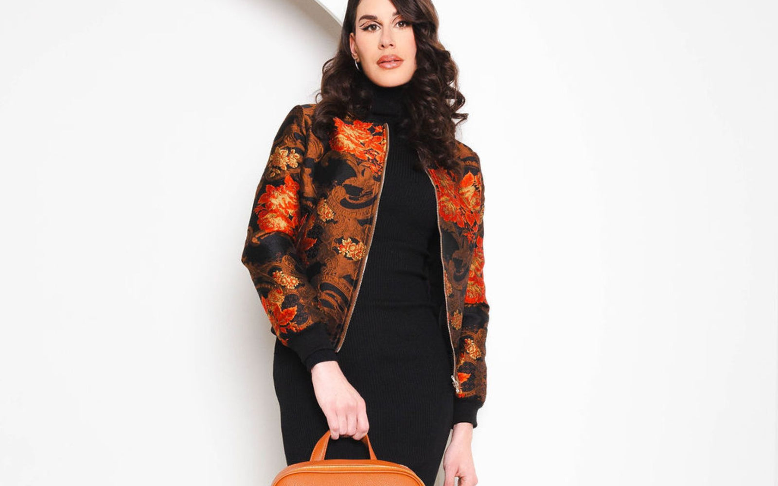 Audace marron Sac à dos cuir vegan recyclé 3-en-1