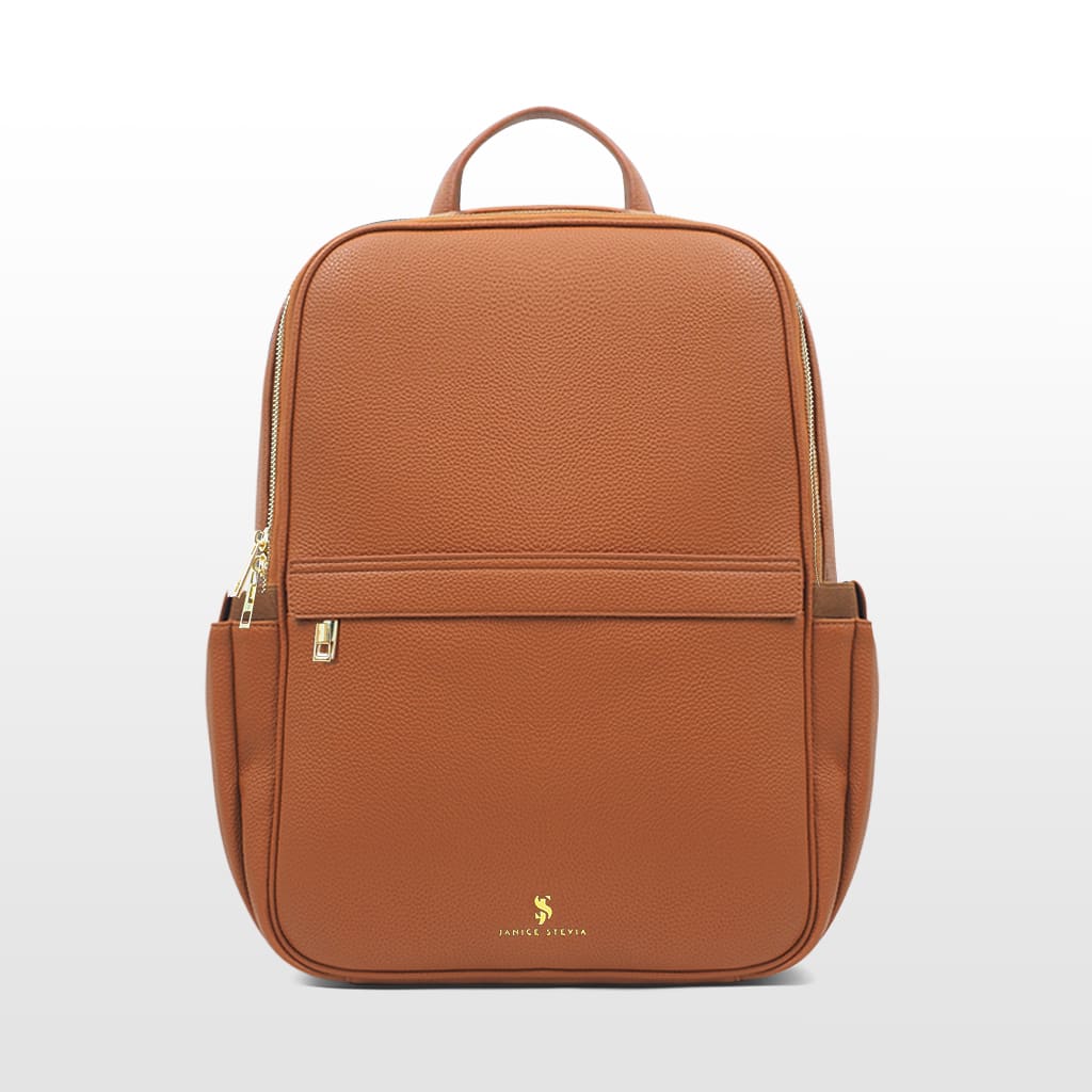 Audace Brown 3-in-1 Recycled Vegan Leather Backpack