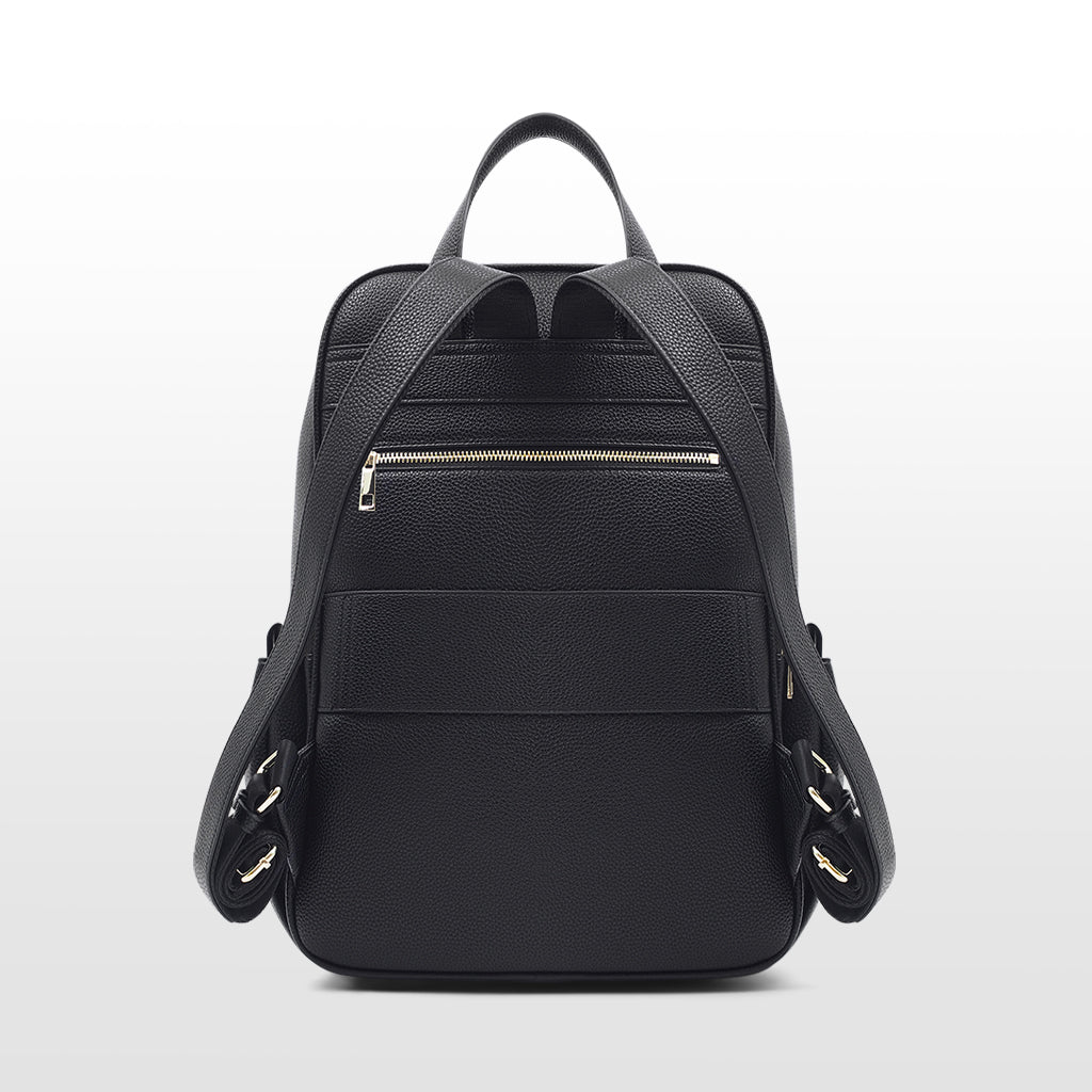 Audace Black 3-in-1 Recycled Vegan Leather Backpack