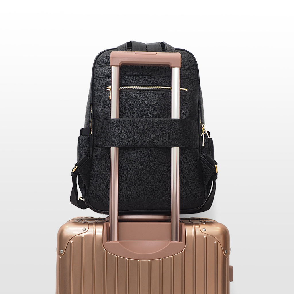 recycled vegan leather backpack – Janice Stevia