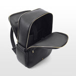 Audace noir Sac à dos cuir vegan recyclé 3-en-1
