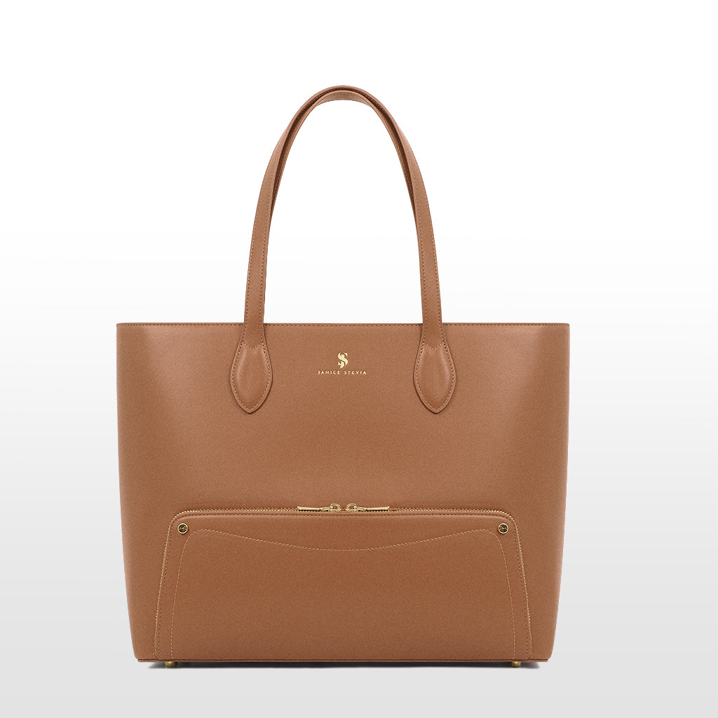 Joyce 2-in-1 recycled vegan leather tote bag