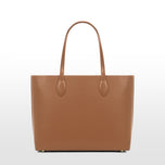 Joyce marron Tote bag cuir vegan recyclé 2 en 1