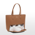 Charger l'image dans la visionneuse de la galerie, Joyce Tote bag cuir vegan recyclé 2 en 1
