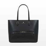 Joyce noir Tote bag cuir vegan recyclé 2 en 1