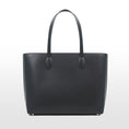 Charger l'image dans la visionneuse de la galerie, Joyce noir Tote bag cuir vegan recyclé 2 en 1
