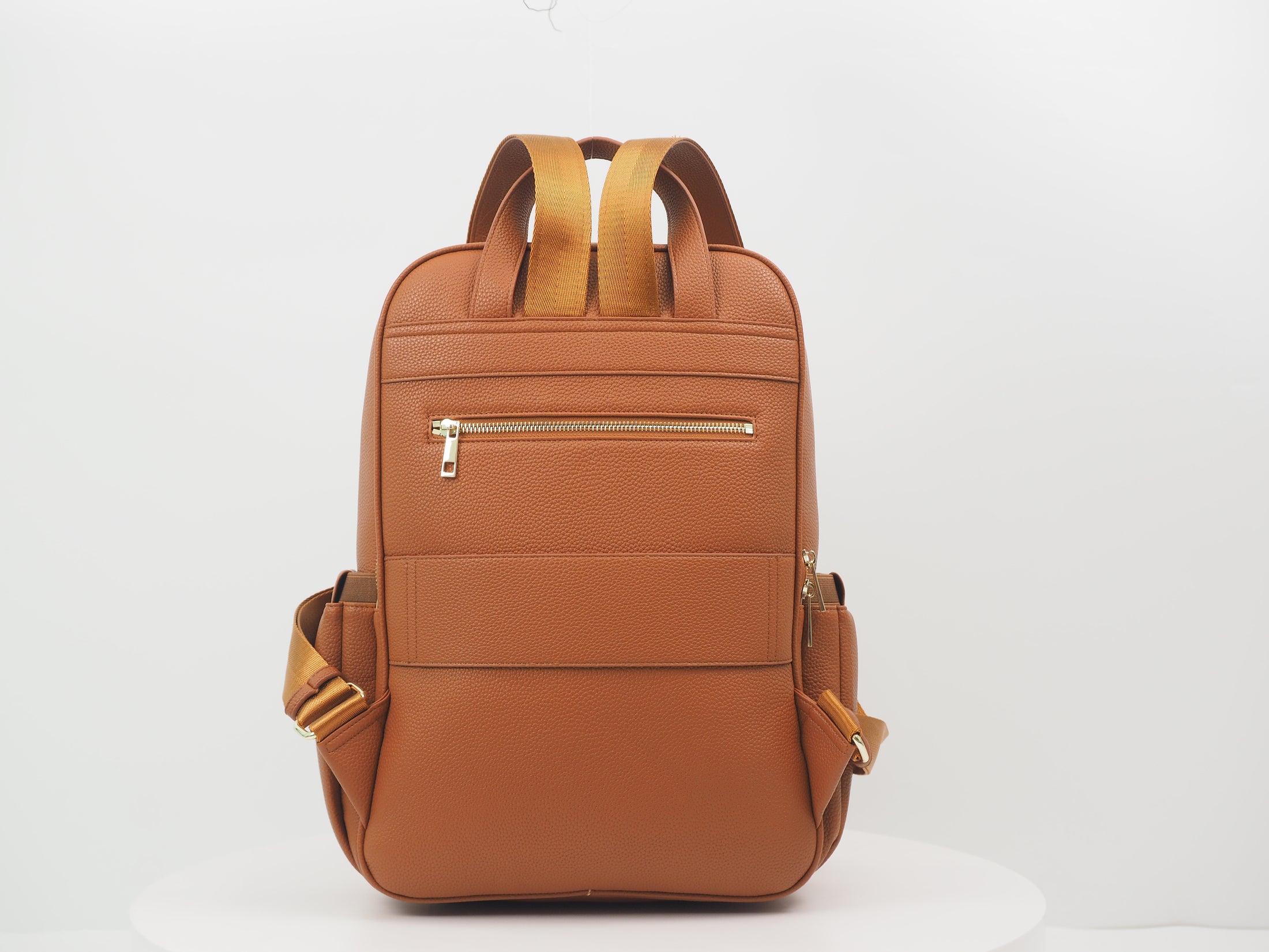 Audace marron Sac à dos cuir vegan recyclé 3-en-1
