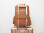 Audace Brown 3-in-1 Recycled Vegan Leather Backpack