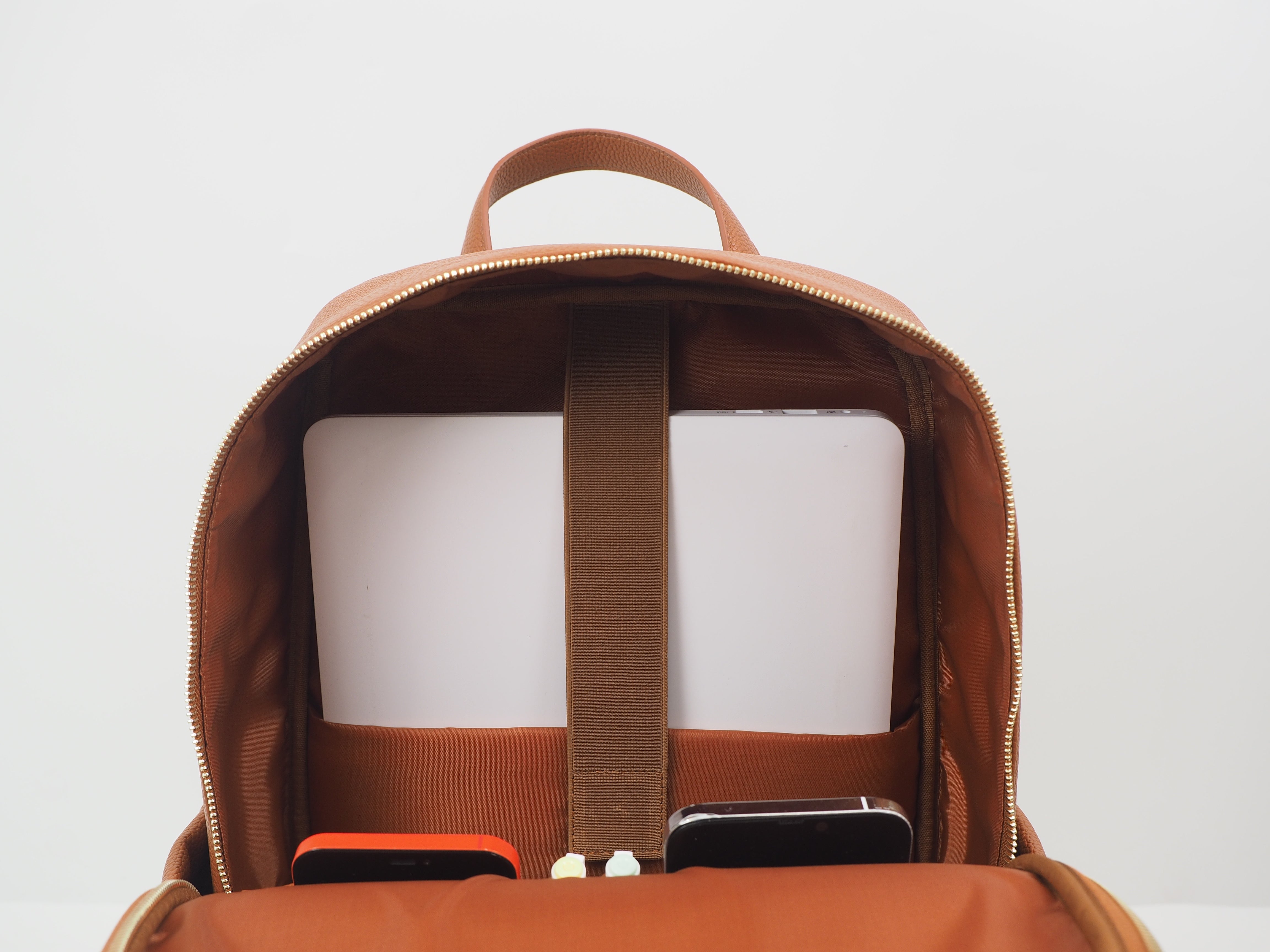 Audace Brown 3-in-1 Recycled Vegan Leather Backpack